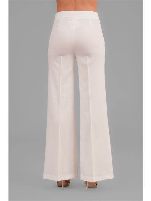 Pantalone in vigogna elastica federica erre | RAFAL 594BIANCO